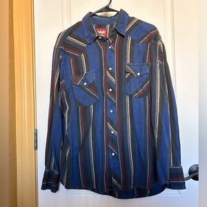 Vintage Wrangler men’s pearl snap size XL